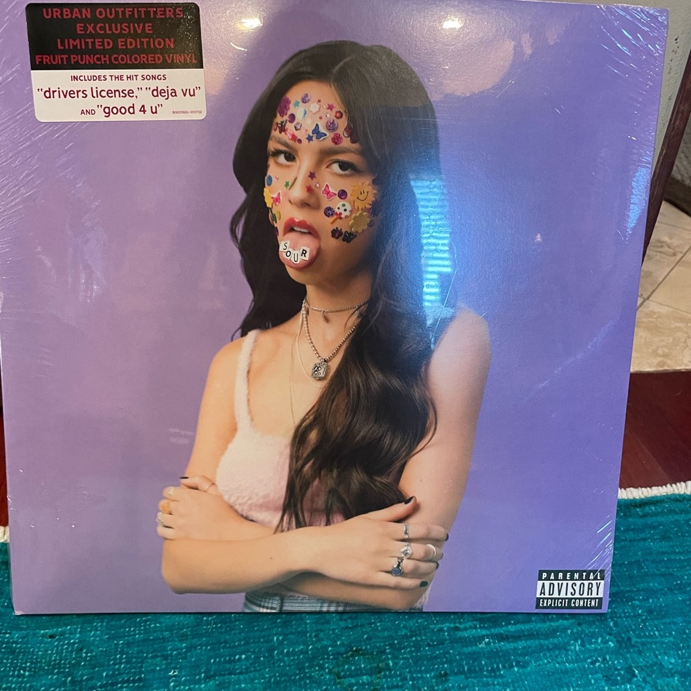 brand new Urban outfitters, limited, edition, fruit punch, colored vinyl
